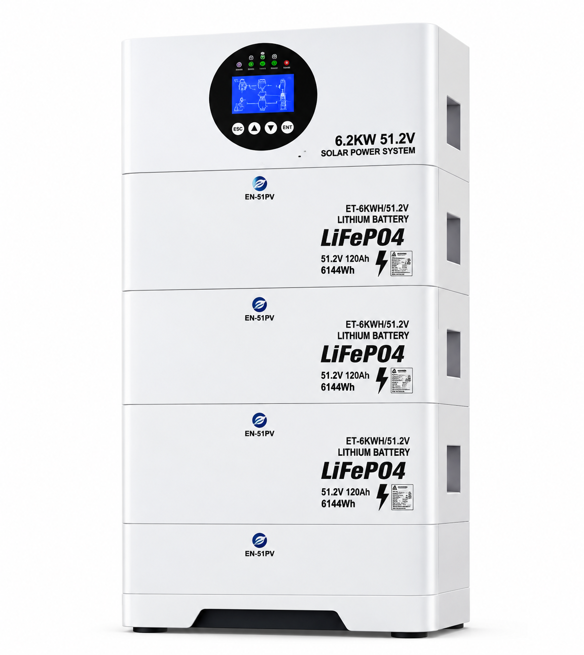 LiFePO4 12.8V 120Ah